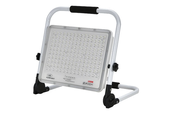 100W IP65 방수 LED 태양광 램프, 야외 투광 조명용 리모컨 포함