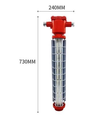2700K-6500K LED 폭발 방지 선형 빛 부식 저항 WF2 등급
