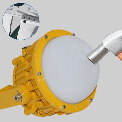 높은 뤼멘 출력 IP66 방수 ATEX LED 폭발 방지 플라드 라이트 50,000 시간 수명