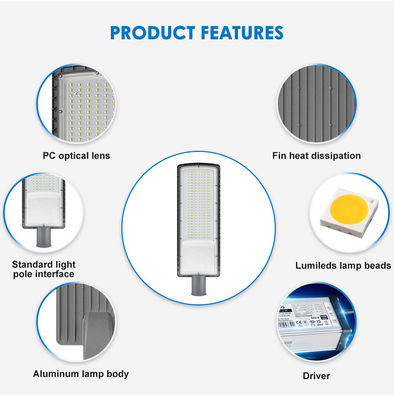 IP66 방수성 SMD3030 LED 거리등 50w ~ 200w 야외 고속도로 조명