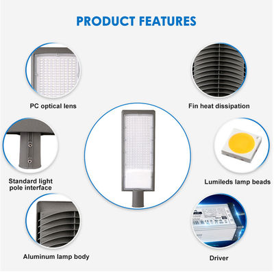 야외 사용을 위한 SMD2835 LED가 장착된 IP66 방수 다이캐스팅 알루미늄 LED 가로등