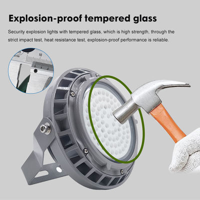 IP65 방수 산업용 하이 베이 라이트 5500-6500K 색상 온도 및 알루미늄 + 온화 유리 구조