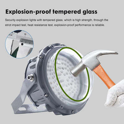 IP65 방수 방폭 선형 조명 50W 100W 150W LED 위험 지역 조명 (알루미늄 강화 유리)