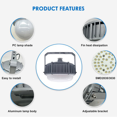 IP65 방수 고고등등 50W 100W 150W LED 폭발 방지등 알루미늄 + 온화 유리