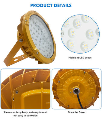 IP65 LED 폭발 방지 조명 50W-300W 가솔린 주전소 및 위험한 장소