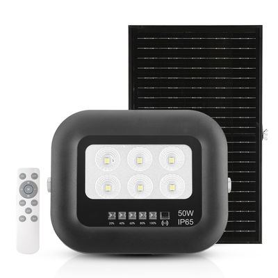 야외 조명 블랙 ABS 태양광 조명 리모컨 50w LED 태양광 투광등