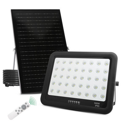 검정색 ABS 태양광 조명 리모컨 50w 100w 200w 300w 400w 500w LED 태양광 투광등