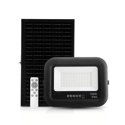 고 뤼멘 외관 태양 정원 조명 Ip65 제어 알루미늄 태양 LED 홍수 조명