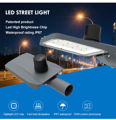 야외 도로 새로운 분리 가능한 드라이버 LED 거리 조명 알루미늄 50w 100w 150w 200w