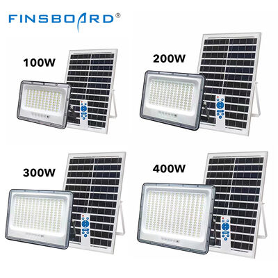새로운 디자인 리모컨 야외 방수 Ip65 Led 투광 램프 100w 200w 300w 400w 태양광 투광 조명