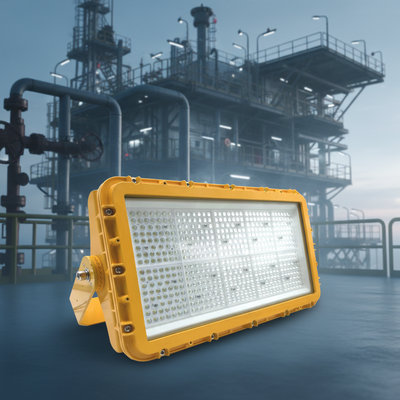 300W LED Explosion Proof Flood Light with 90° Beam Angle and ATEX IIB T6 Certification for Hazardous Areas