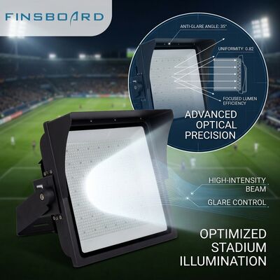IP67 Waterproof LED Stadium Light 800W Die Cast Aluminum Housing Outdoor Sports Floodlight Durable