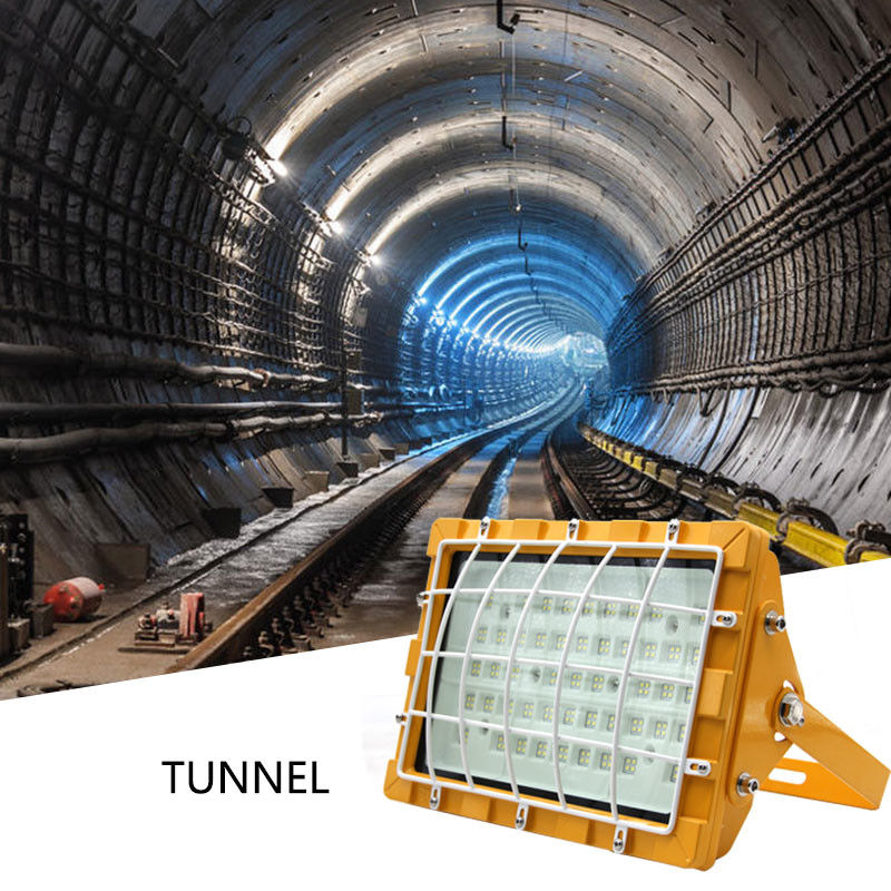 위험 장소 조명 폭발 방지 LED 홍수 조명 광산 노란색 회색