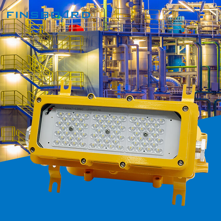 IP65 방수 지하철 터널 케이블 통로 벨트 복도 조명 알루미늄 50w LED 방폭등