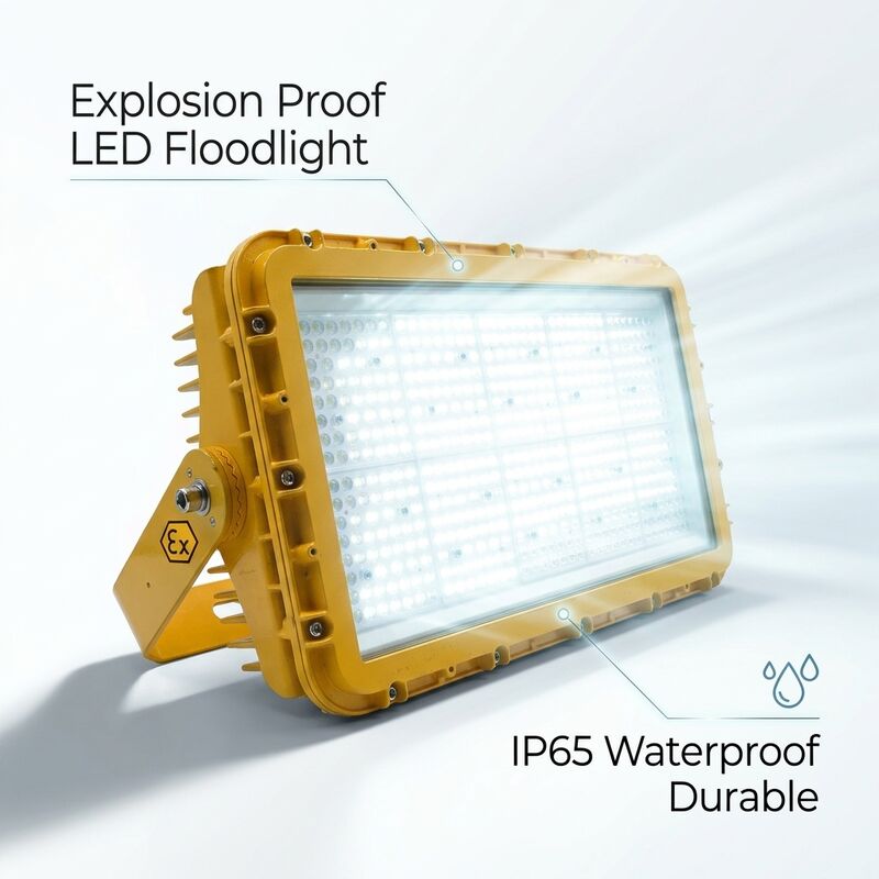600W 방폭 LED 투광 조명 IECEx 콤팩트한 고밀도 해양 해양 72000lm IP67 무동 알루미늄 합금