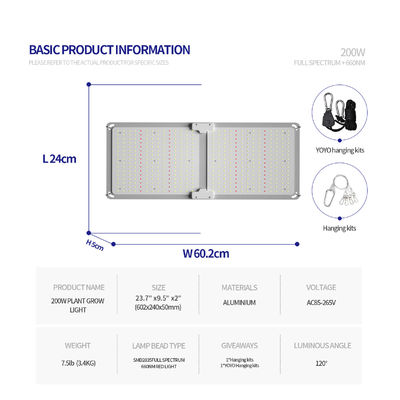 200W LED T5 성장 조명 온실 조명 시스템