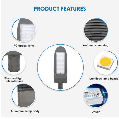 SMD 3030 IP66 3000K ~ 6500K 높은 뤼멘스 LED 거리 조명 주차장, 고속도로
