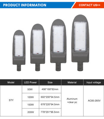SMD 3030 IP66 3000K ~ 6500K 높은 뤼멘스 LED 거리 조명 주차장, 고속도로