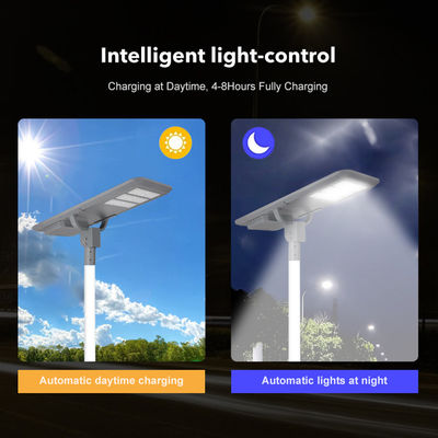 야외 도로 조명 Ip66 방수 스트리트 라이트 400w 600w 800w 1000w 1200w 통합 모든 하나의 LED 태양광 스트리트 라이트