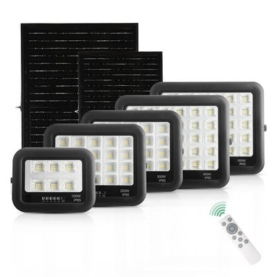 Ip65 ABS 강화 유리 태양광 램프 투광등 100w 200w 300w 400w 500w LED 태양광 투광등