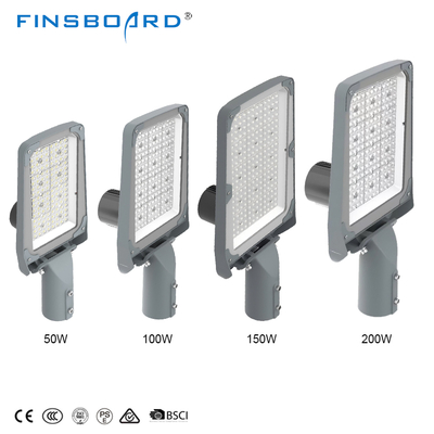 Ip67 다이캐스트 알루미늄 50w 100w 150w 200w 광 제어 통합 LED 가로등